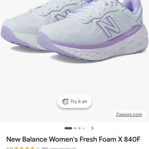 New Balance Women's Lavender Athletic Shoes